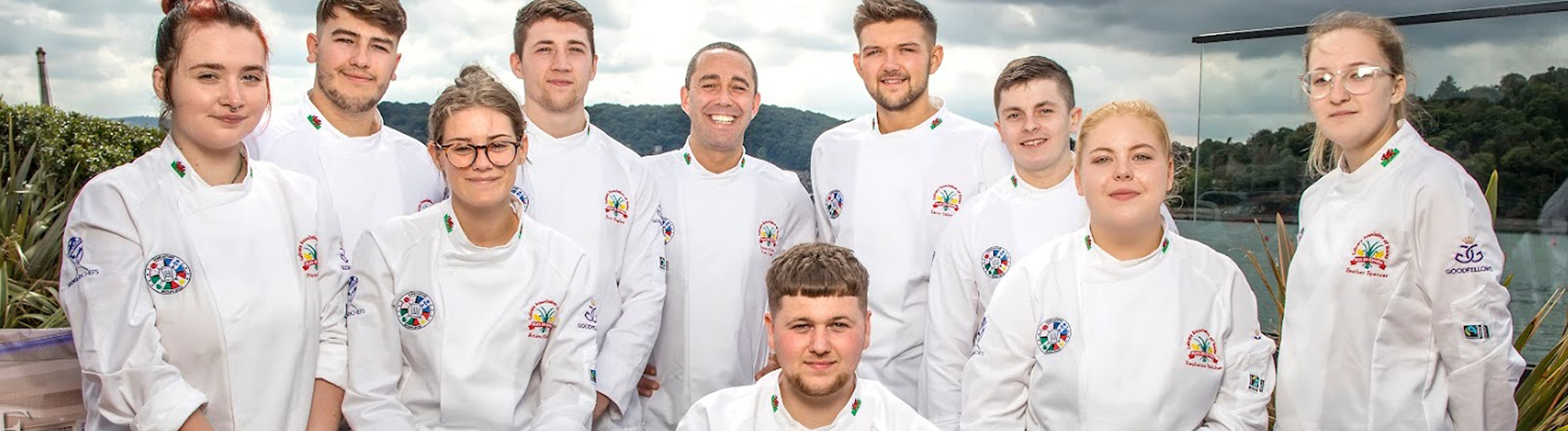 Junior team Culinary Association of Wales