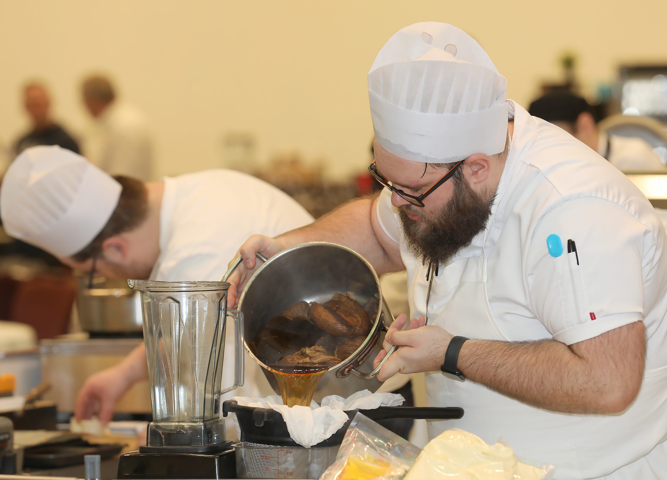 Chefs competing in the WICC National Chef of Wales competition
