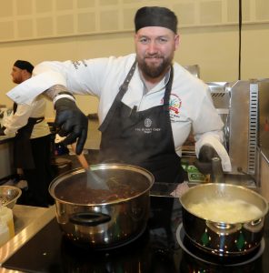 Chefs competing in the WICC National Chef of Wales competition