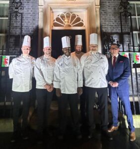 Chefs outside 10 Downing Street