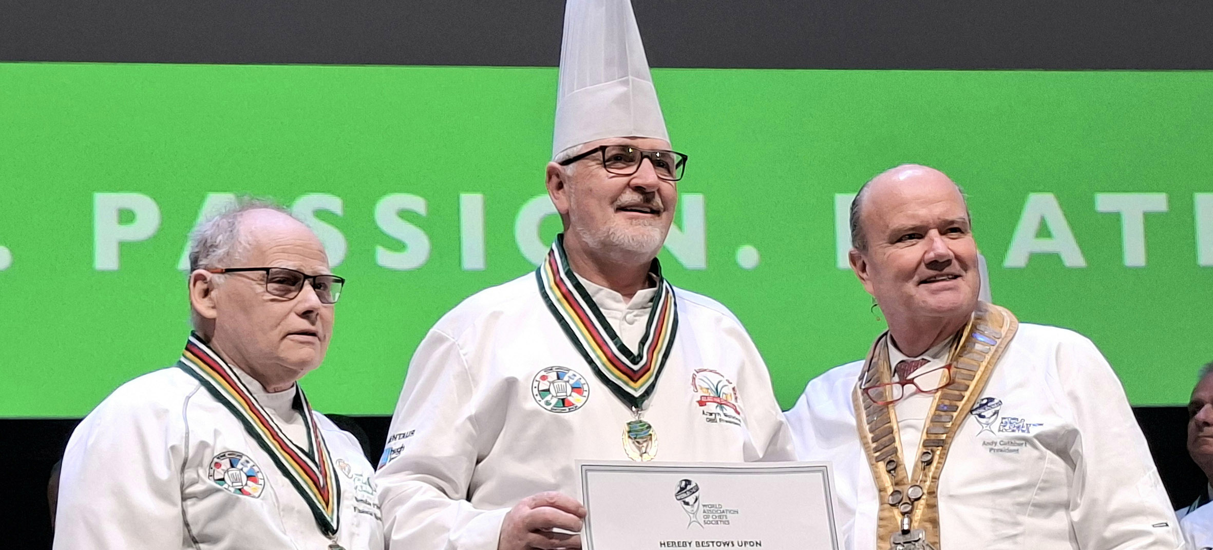 Arwyn becomes first Welsh chef to be given Worldchefs’ highest honour