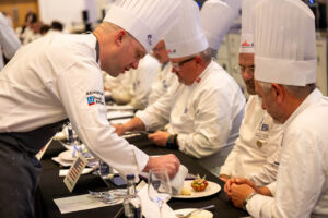 The Welsh finalists including Calum Smith who was third in the Global Young Chef Challenge final - Ryan
